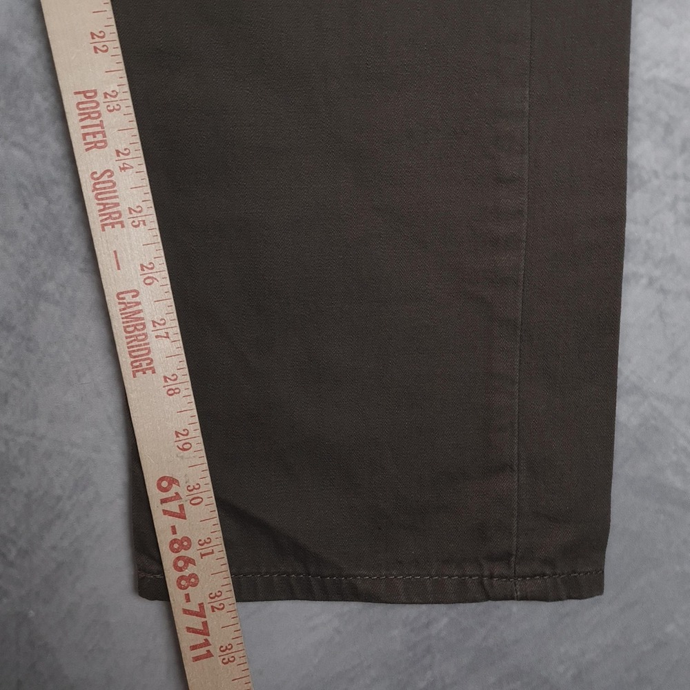 Levis 505 Jeans Mens 36 Dark Brown Denim Straight Leg Regular Fit Casual - Picture 10 of 16